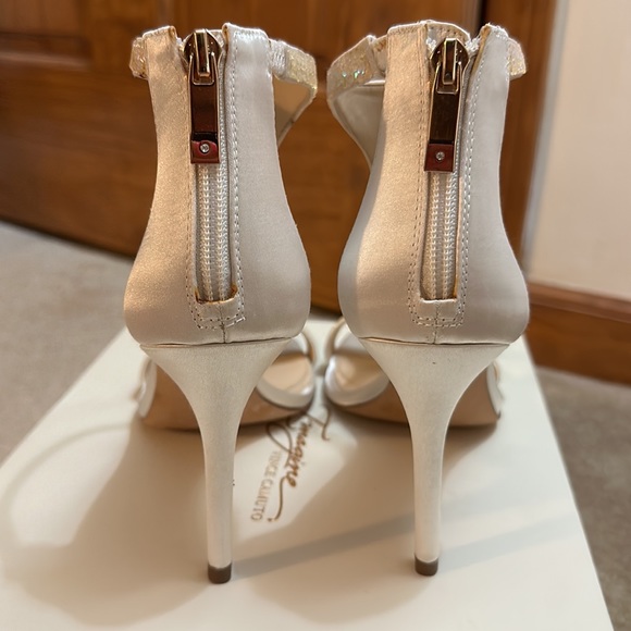 Imagine by Vince Camuto T-Strap Sandal Phoebe Wedding Bride Heel size 8.5 - Picture 4 of 8